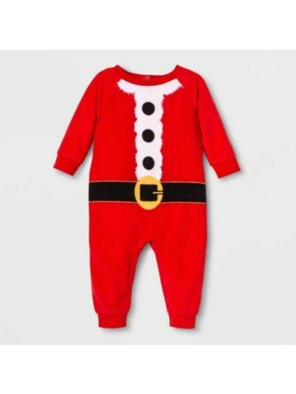 Wondershop Red Baby Infant Holiday Santa Pajama Union Suit Size 3 6 Months Mos